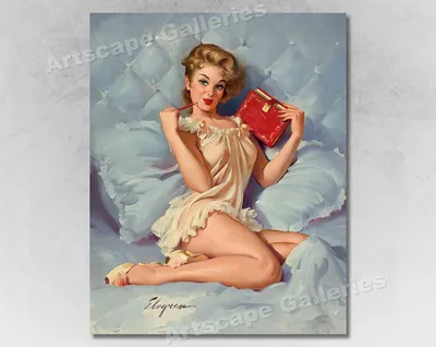 Pin Up Girl by Dirty Hans - Art Print - Art Republic