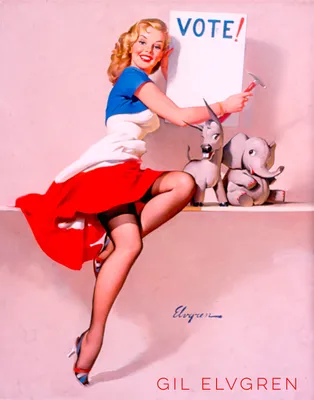 A Love Letter Pin-up Girl Illustration by Gil Elvgren Pin-up Girl Wall  Decor Artwork - xzendor7