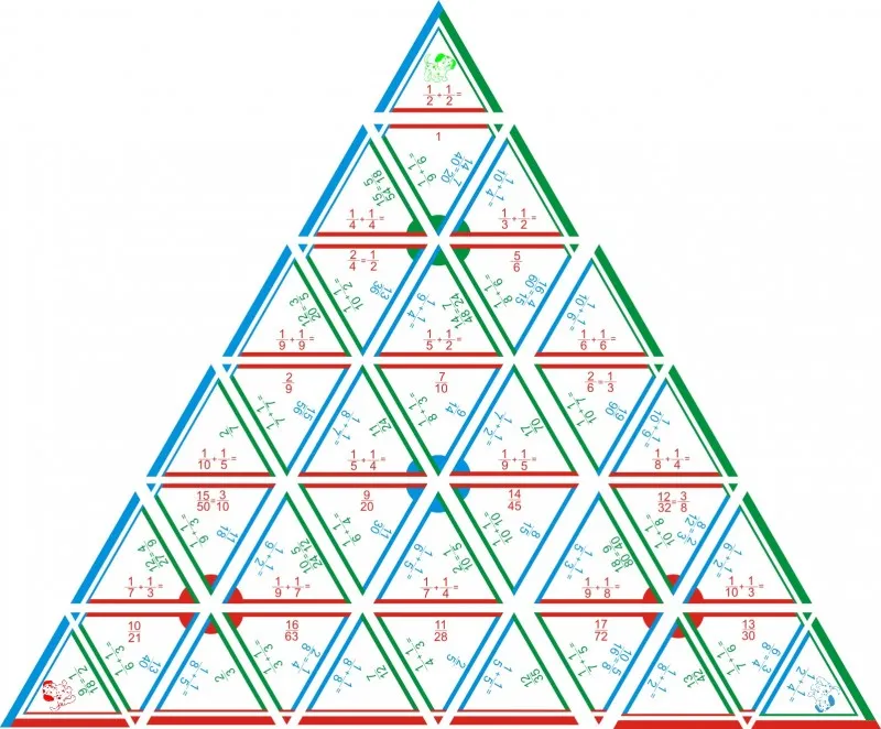 Пирамида из четырех треугольников. Математическая пирамида Эриха Райхерта. Математическая пирамида дроби. Математические пирамидки. Математические пирамидки для детей.