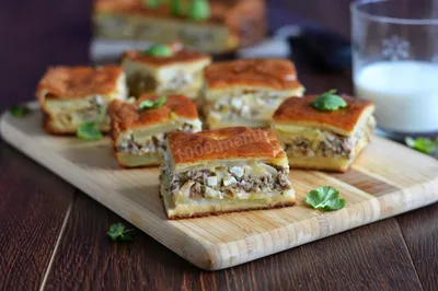 Пирог с сайрой и картошкой в духовке рецепт фото пошагово и видео -  1000.menu