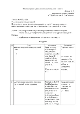 4 схемы расположения слов в английском предложении