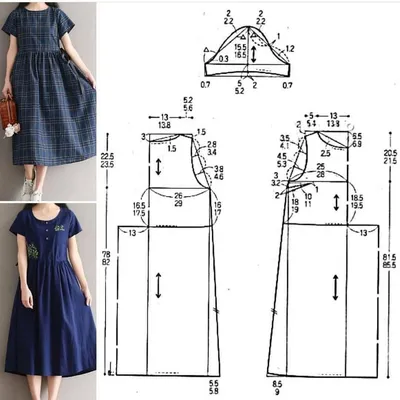 Платье бохо выкройка в большом размере - картинка