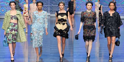 Очаровательные платья Dolce & Gabbana 2012 на фото