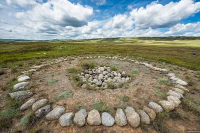 Плато укок: фотография с прекрасным освещением и тенями