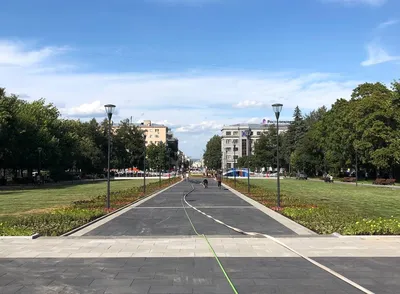 В сквере на площади Горького в Нижнем Новгороде завершается благоустройство  (фотогалерея)