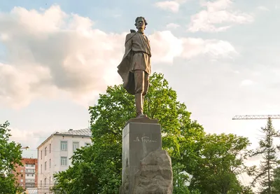 Фото: Максим Горький, памятник, мемориал, Нижний Новгород, площадь Максима  Горького — Яндекс Карты