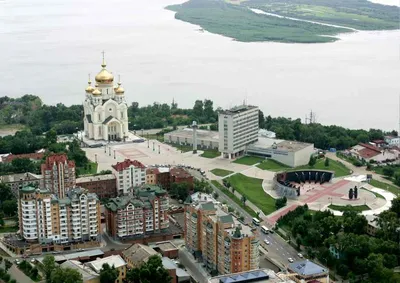 Площадь воинской славы - достопримечательности Хабаровска