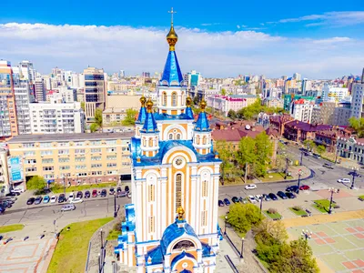 Площадь воинской славы - достопримечательности Хабаровска