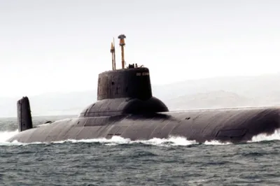Спуск на воду атомной подводной лодки \"Белгород\" в Архангельской области |  РИА Новости Медиабанк