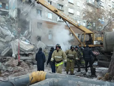 Обрушение части дома в Магнитогорске. Главное — РБК