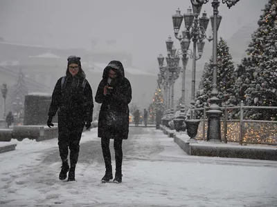 Москвичей в понедельник ожидает облачная погода и мокрый снег - РИА  Новости, 30.11.2020