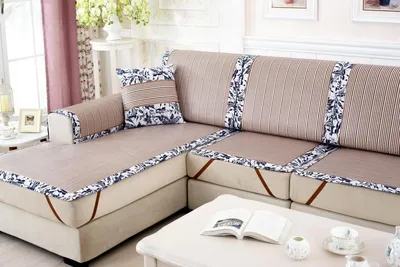 Чехол на угловой диван, с оборкой(юбкой), универсальный размер до 390 см |  AliExpress