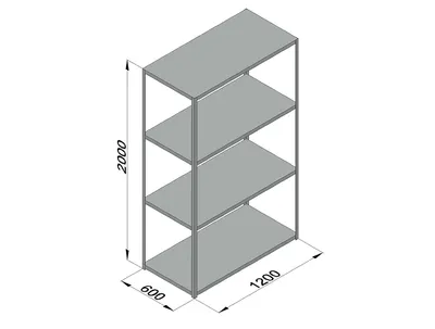 Стеллажи полочные для склада/дома/архіва/в гараж/для колес/стелажі: 5 000  грн. - Торгово-выставочное оборудование Киев на Olx