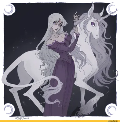 IrenHorrors (Ksenia Svincova) :: The Last Unicorn (Последний единорог) ::  красивые картинки :: artist :: Lady Amalthea :: Мультфильмы :: art (арт) /  картинки, гифки, прикольные комиксы, интересные статьи по теме.