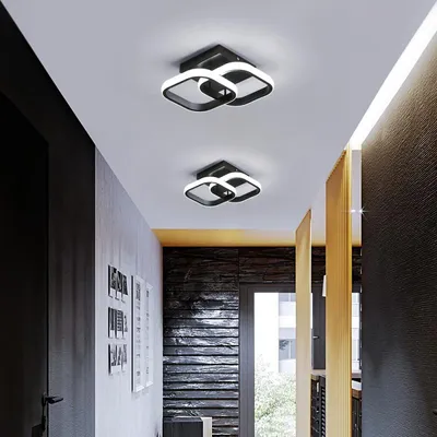 Modern Chandelier Crystal Ceiling Light Flush Mount Ceiling Lamp For  Hallway | eBay