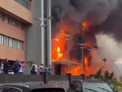 Пожар в башне «Москва-Сити» потушен // Новости НТВ