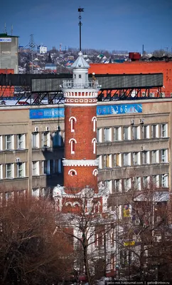 Пожарная Каланча. Бронза, Омск, 1990-е гг. | Souvenir, Statue, Monument