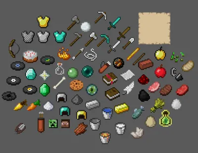 minecraft items in blender by Elb89crash by ELB89CRASH on DeviantArt