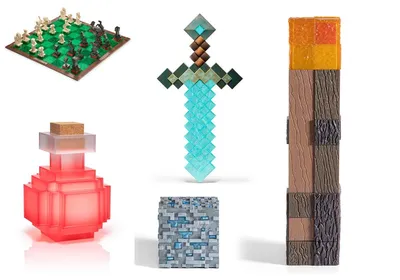 3d Model Of Items Minecraft