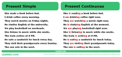 Present simple or present continuous? - Test-English