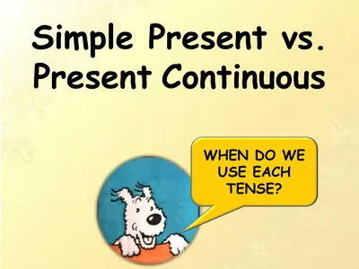 Present Continuous Tense - My English Path