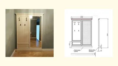 Прихожая Индра из массива дерева белорусского производства в Москве