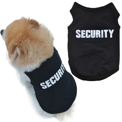 Майка для собак «SECURITY», футболка для собак, одежда для собак мелких и  средних пород (ID#1179017277), цена: 120 ₴, купить на Prom.ua