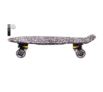 401G-T Скейтборд Y-SCOO Fishskateboard Print 22\" винил 56,6х15 с сумкой  Triddent купить в Челябинске