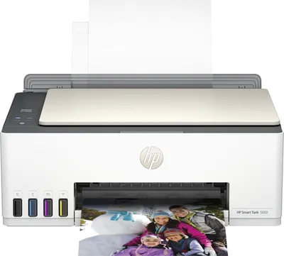 HP Smart Tank 5000 Wireless All-in-One Supertank Inkjet Printer with up to  2 Years of Ink Included White Smart Tank 5000 - Best Buy