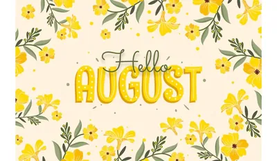 Hello August Sunflower Pictures, Photos, and Images for Facebook, Tumblr,  Pinterest, and Twitter