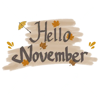 Hello November! by Rita Saaidi on Dribbble