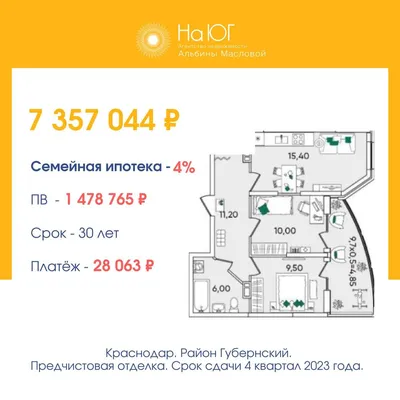 Купить дом 124 м2 в Краснодаре с газом без посредников