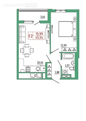 3-комнатная квартира, 100.2 м², купить за 5600000 руб, Рязань, улица  Бирюзова, 10 | Move.Ru