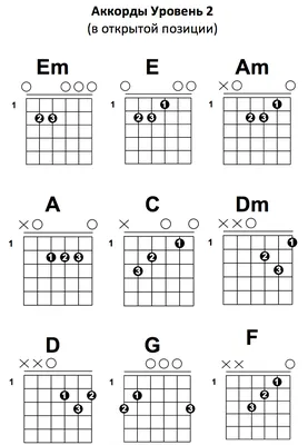 Гитара. Аккорды\" Основные аккорды с приёмом баррэ. | Уроки игры на гитаре,  Гитара, Музыка