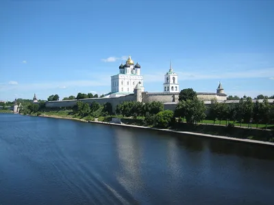 Картина Пейзаж маслом \"Псков - сердце земли русской\" 60x90 AR220510 купить  в Москве