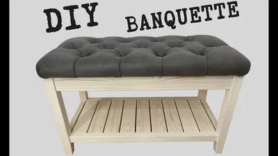 БАНКЕТКА своими руками / DIY banquette / - YouTube