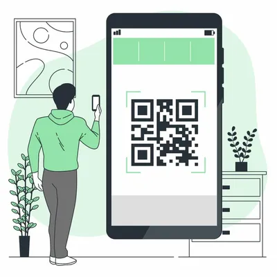 Вопрос: Как сделать QR-код на чёрном или цветном фоне? — QR код - Инфо