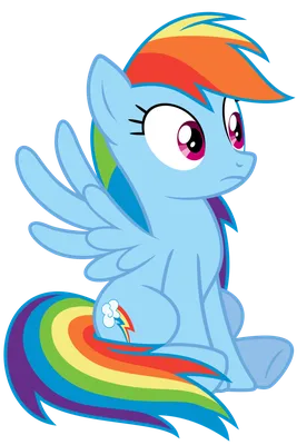 My Little Pony Mane Pony Rainbow Dash Classic Figure - My Little Pony