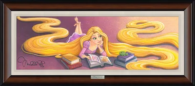 Tangled Gift - Custom Rapunzel Art Decor Portrait