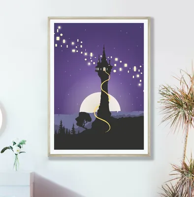 Lantern Festival Rapunzel\" Art Print for Sale by TheLoyalSpade | Redbubble