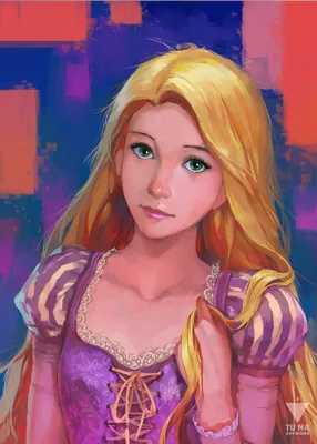 ArtStation - Rapunzel digital art by Blanche