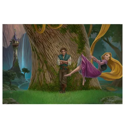 Rapunzel - The beauty of nature and magic. The unique image of the ...