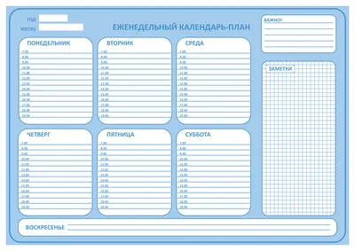 Странички 2024 для планера A5 на кольцах/пружинке с календарем на развороте  – Pinky Pink