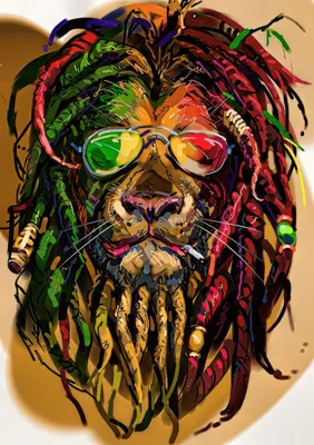 Rasta lion hi-res stock photography and images - Alamy