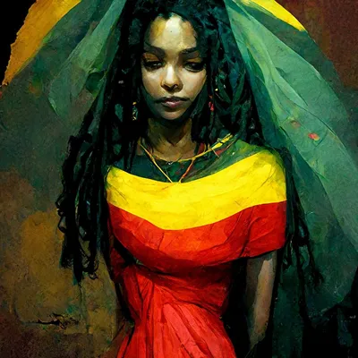 The Rasta Lady (her dreadlocks touch the floor!) - YouTube