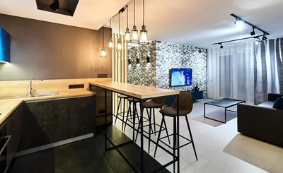 Дизайн интерьера для кухни-гостиной: идеи, стиль, как обустроить -  IDCollection