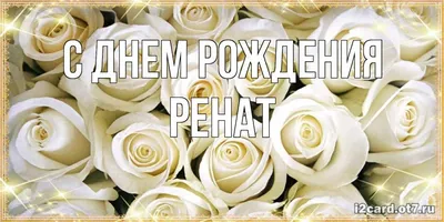 ДОРОГОЙ ВНУК РЕНАТ,ПОЗДРАВЛЯЮ С ДНЁМ РОЖДЕНИЯ!ЖЕЛАЮ СЧАСТЬЯ,ЯРКОЙ И  БЕЗОБЛАЧНОЙ ЖИЗНИ. ~ Открытка (плейкаст)