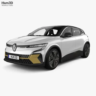 Renault Megane E-Tech Electric iconic with HQ interior 2024 3D model -  Download Vehicles on 3DModels.org