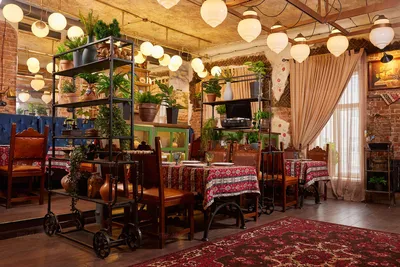 Банкетный зал ресторана Georgia Armenia (Грузия Армения) на улице Пушкина -  ТоМесто Екатеринбург