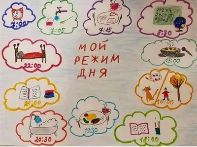 Лэпбук \"Режим дня\" © УА